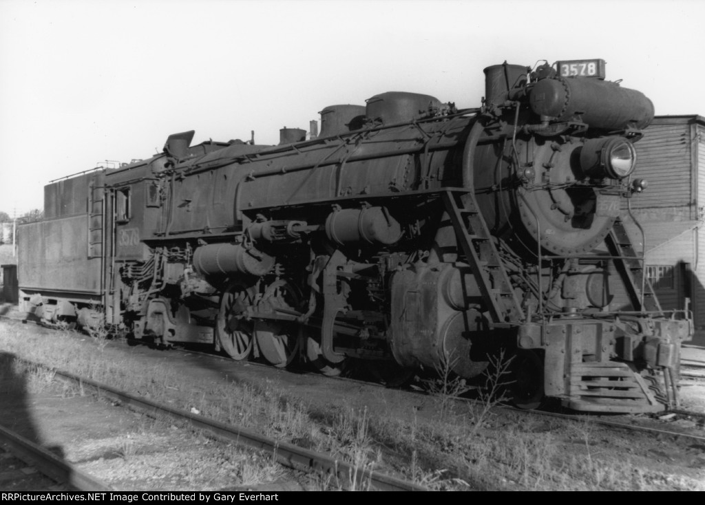 CN 2-8-2 #3578 - Canadian National